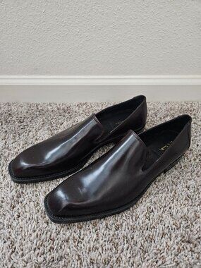 NWOT Paul Smith leather loafers size EU 41 brown/burgundy
